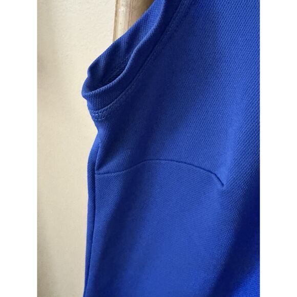 Nike Golf Tour Performance Dri Fit Sleeveless Polo Women’s LARGE BLUE - Picture 3 of 4